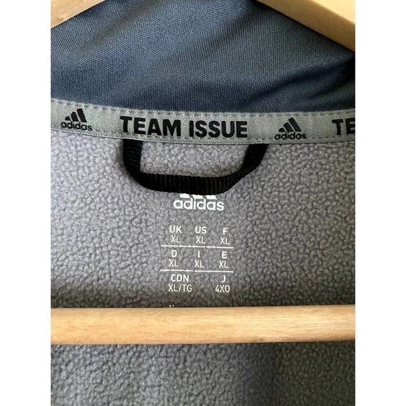 Adidas Spartan‎ Half Zip-Sweatshirt-Size XL-Mens-Heathered Blue-EUC - Picture 5 of 7
